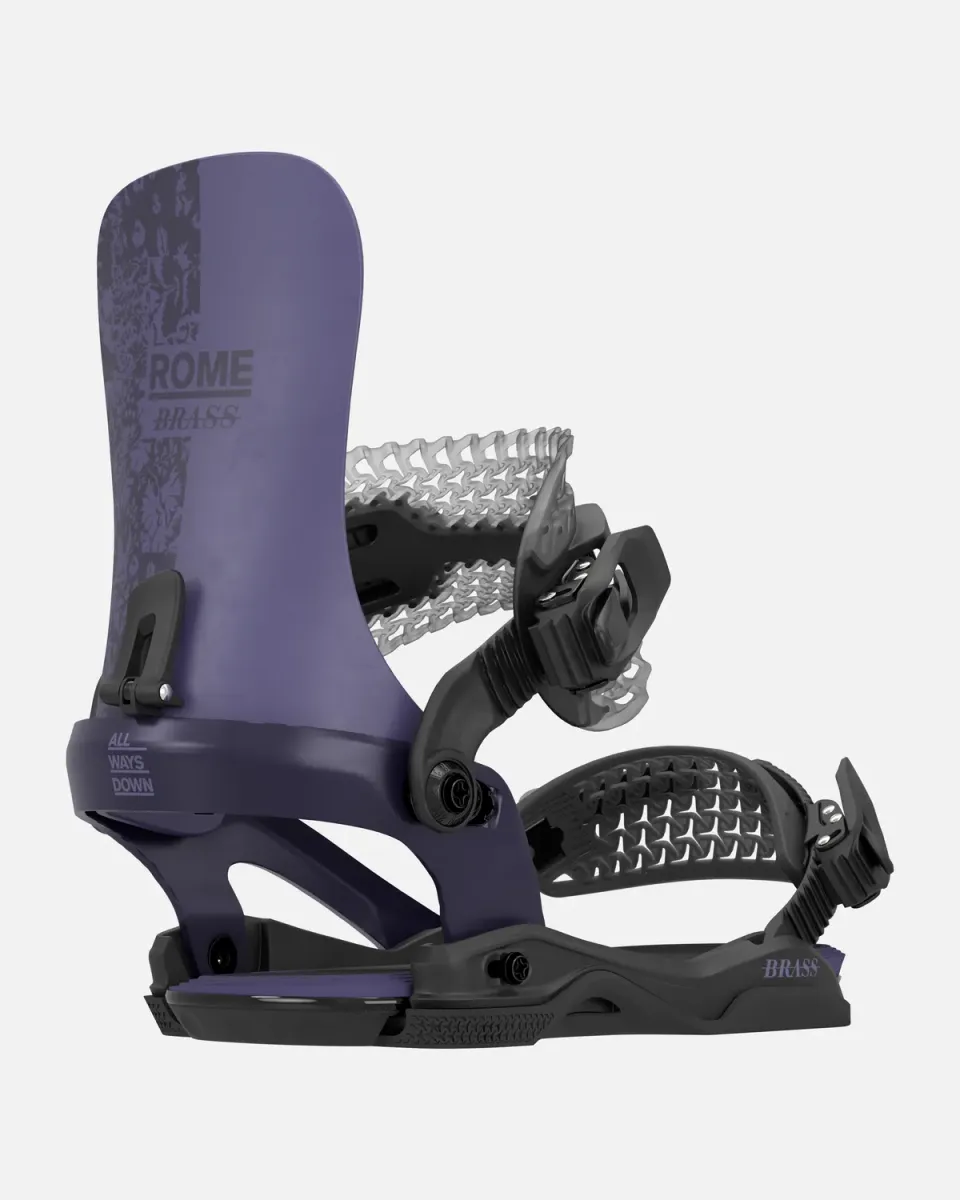 Rome SDS Brass AW fixations snowboard femme AsymWrap