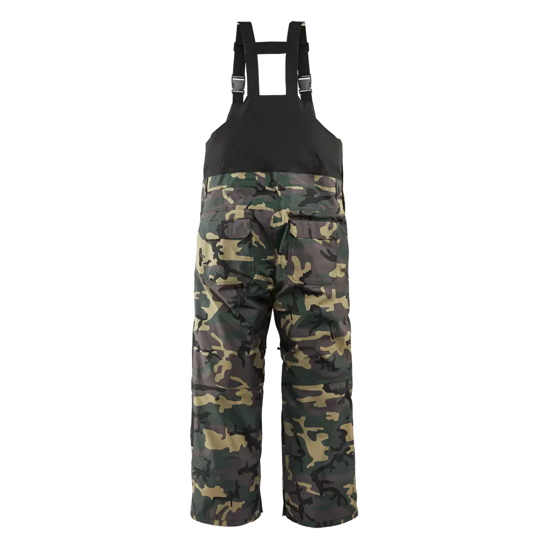 Thirtytwo Basement Bib salopette snowboard camo 15K