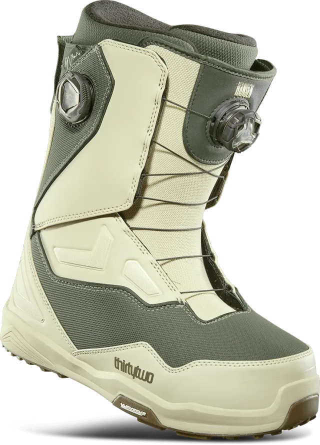 Thirtytwo TM-2 Double Boa boots snowboard Warm Grey Olive