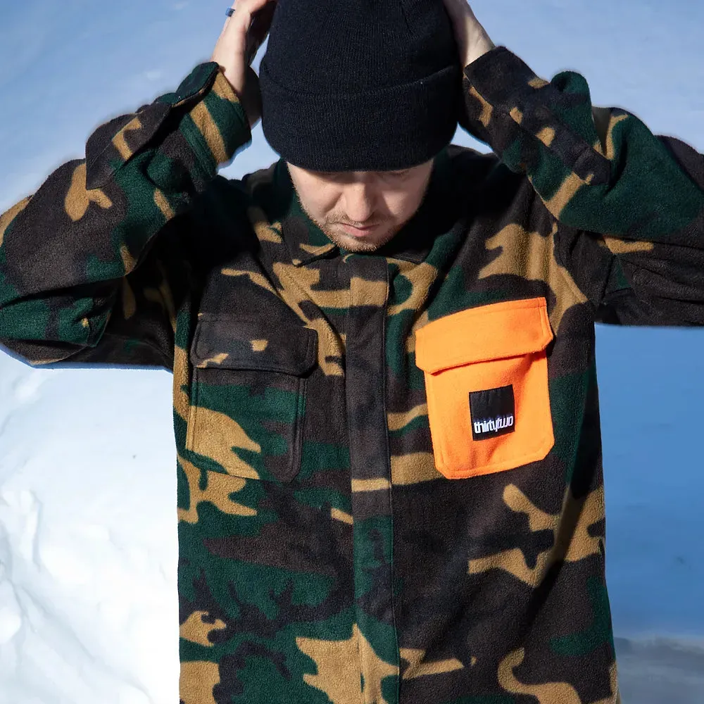 ThirtyTwo Rest Stop Shirt surchemise polaire signature