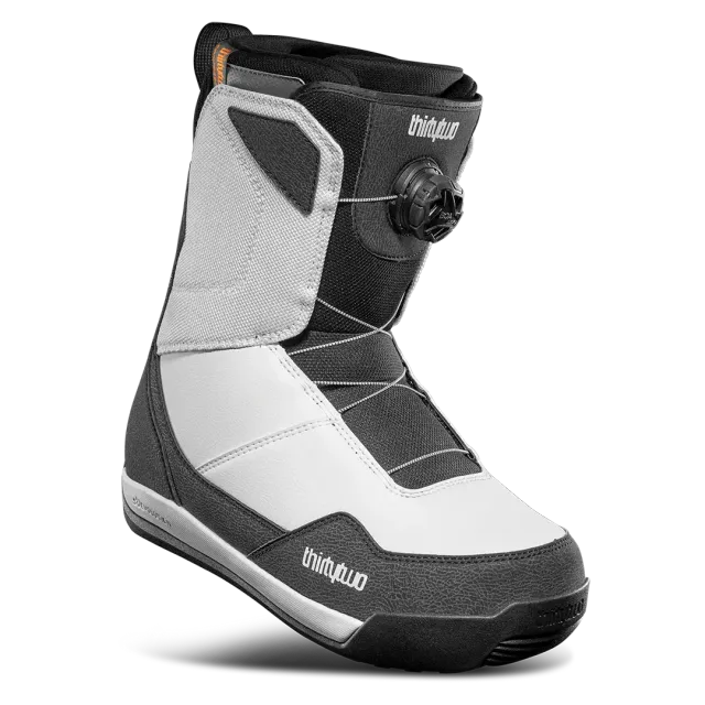 Thirtytwo Shifty BOA bottes snowboard noir blanc flex souple