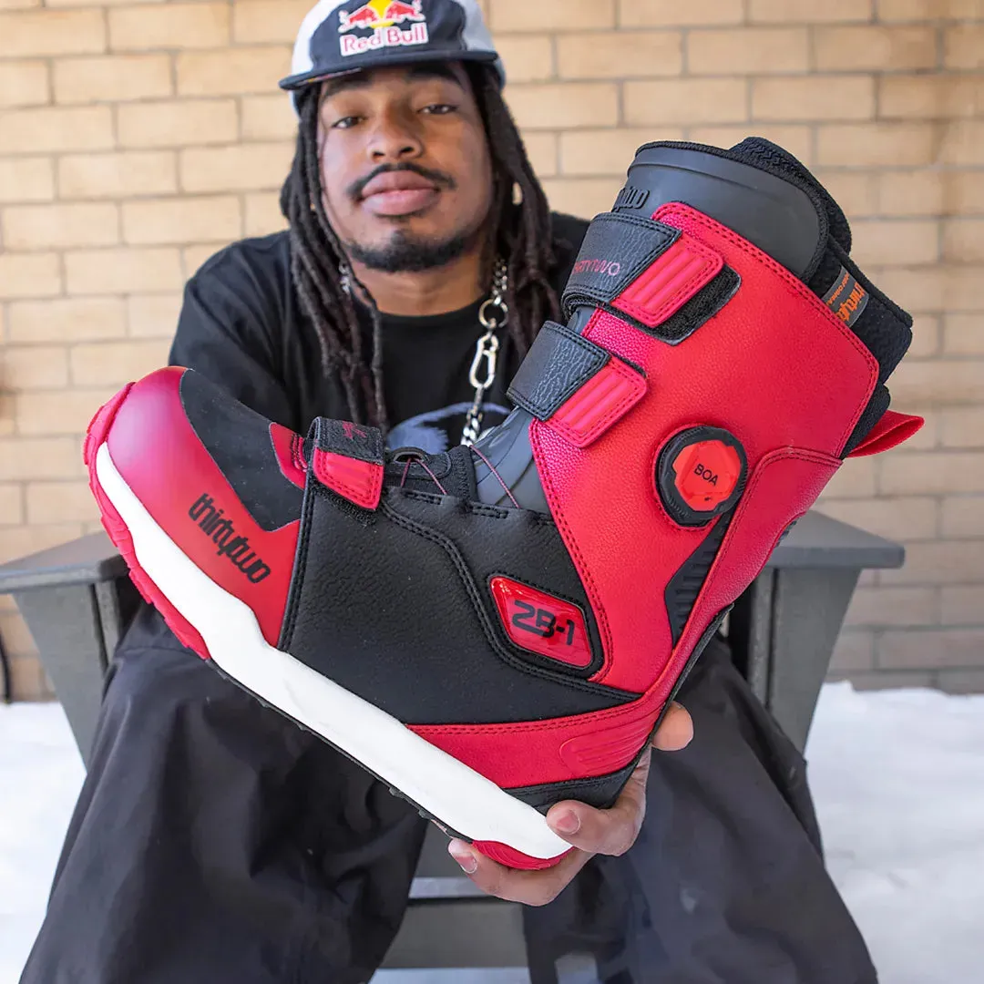 Thirtytwo ZB-1 BOA boots snowboard noir rouge
