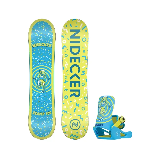 Scamp Set pack snowboard enfant + fixations Ollie flex souple