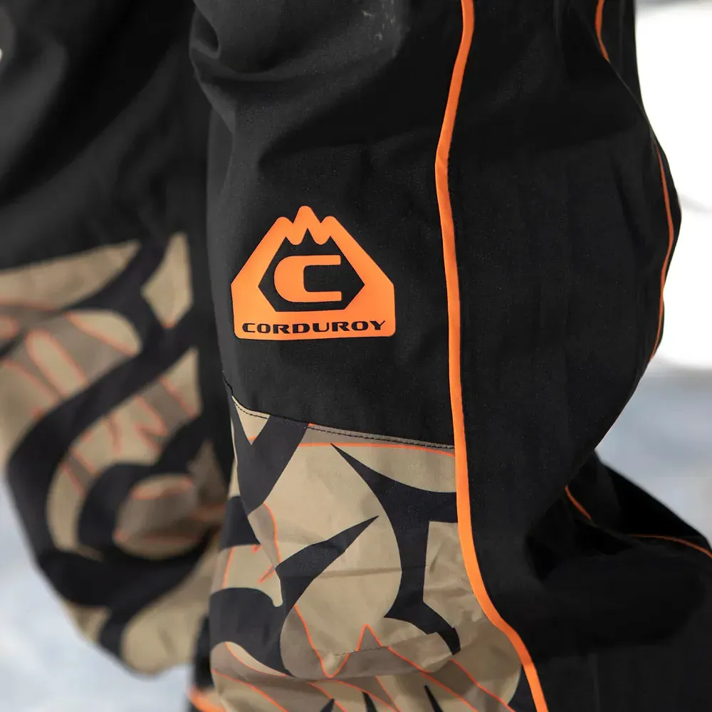 Thirtytwo Corduroy Pant pantalon snowboard Black/Camo coupe loose