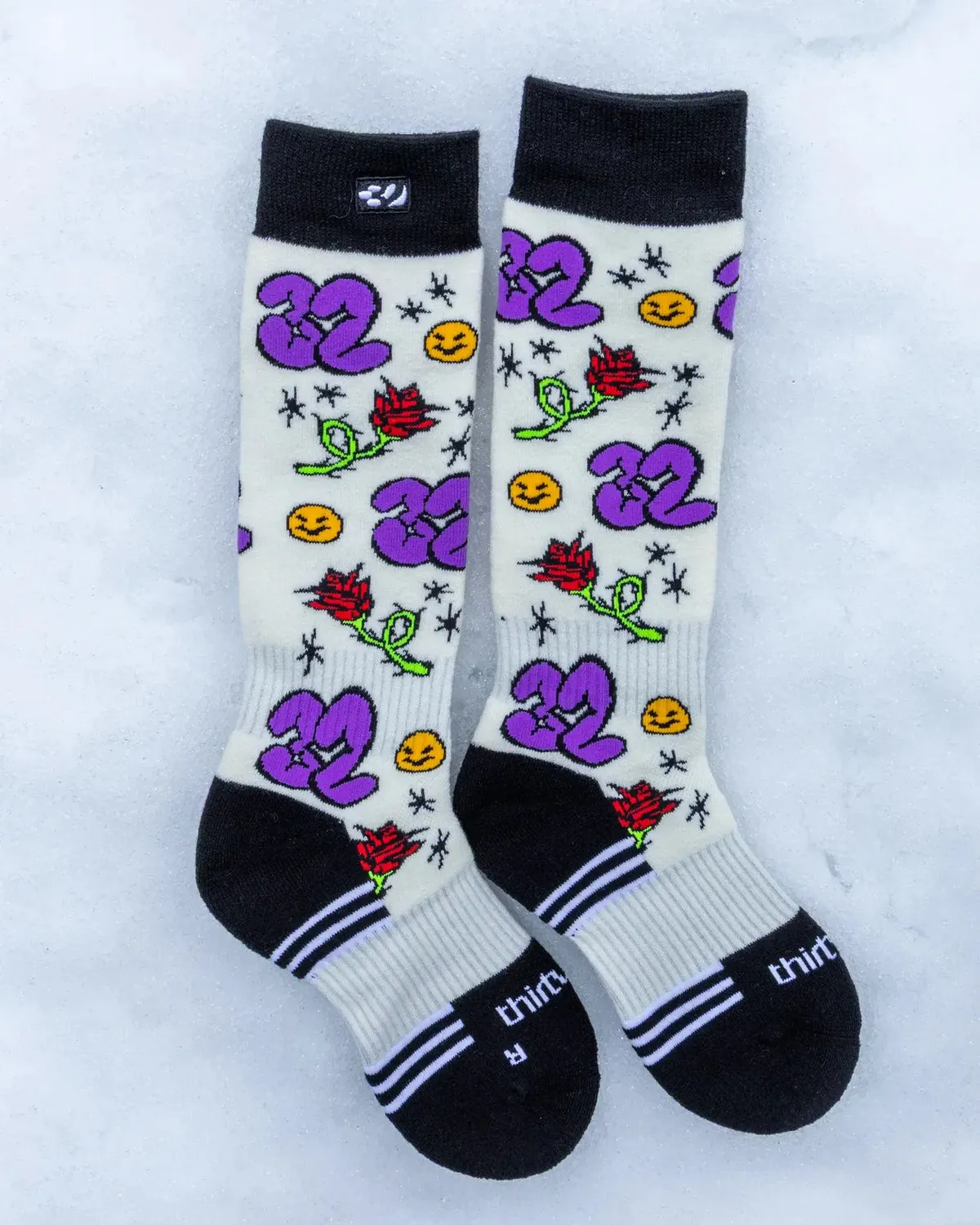 Thirtytwo W Merino chaussettes snow femme mérinos