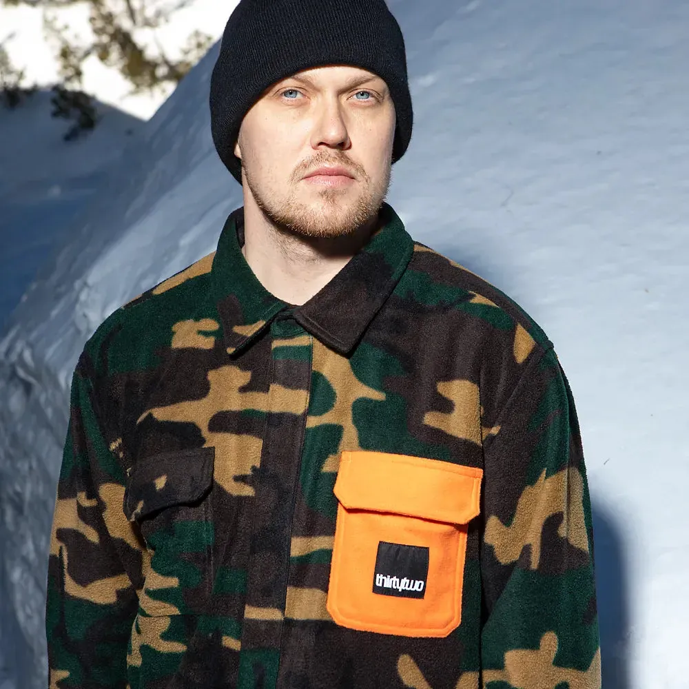 ThirtyTwo Rest Stop Shirt surchemise polaire signature