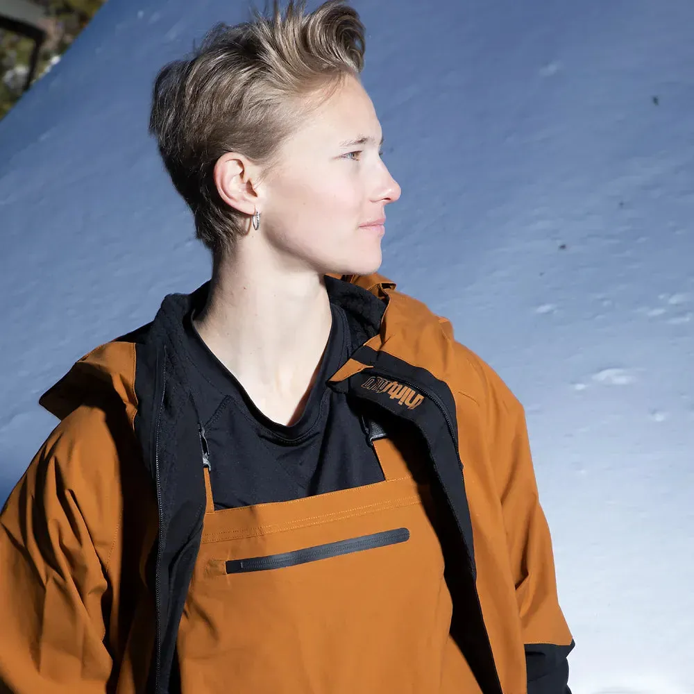Thirtytwo Basement Bib salopette snowboard femme cuivre 15K