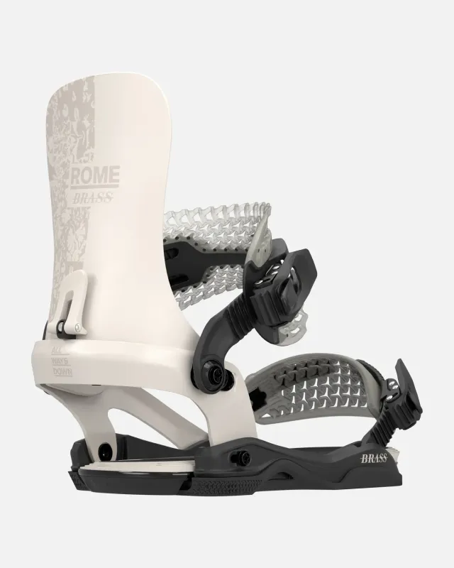 Rome SDS Brass AW fixations snowboard femme AsymWrap