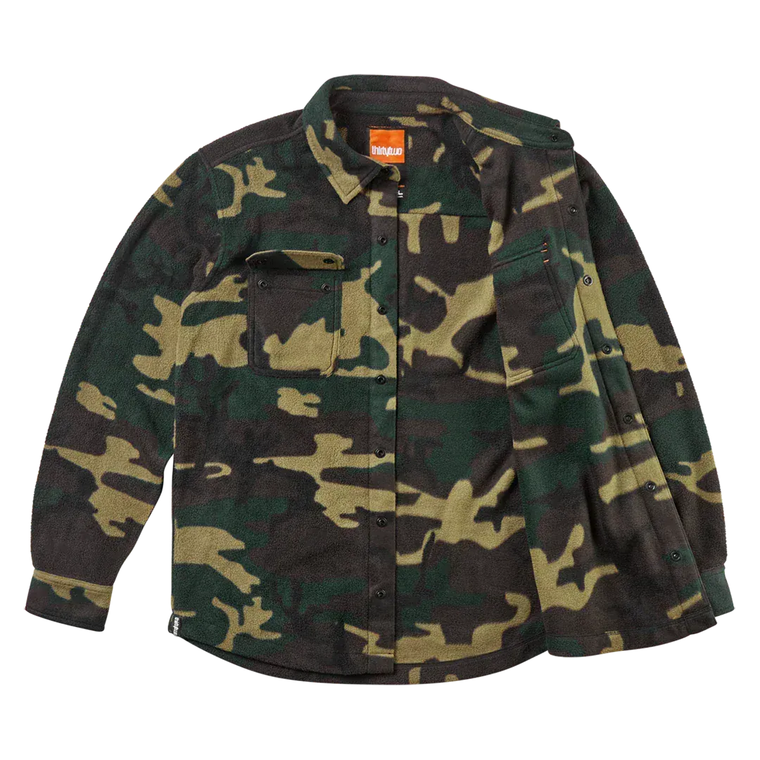 ThirtyTwo Rest Stop Shirt surchemise polaire signature