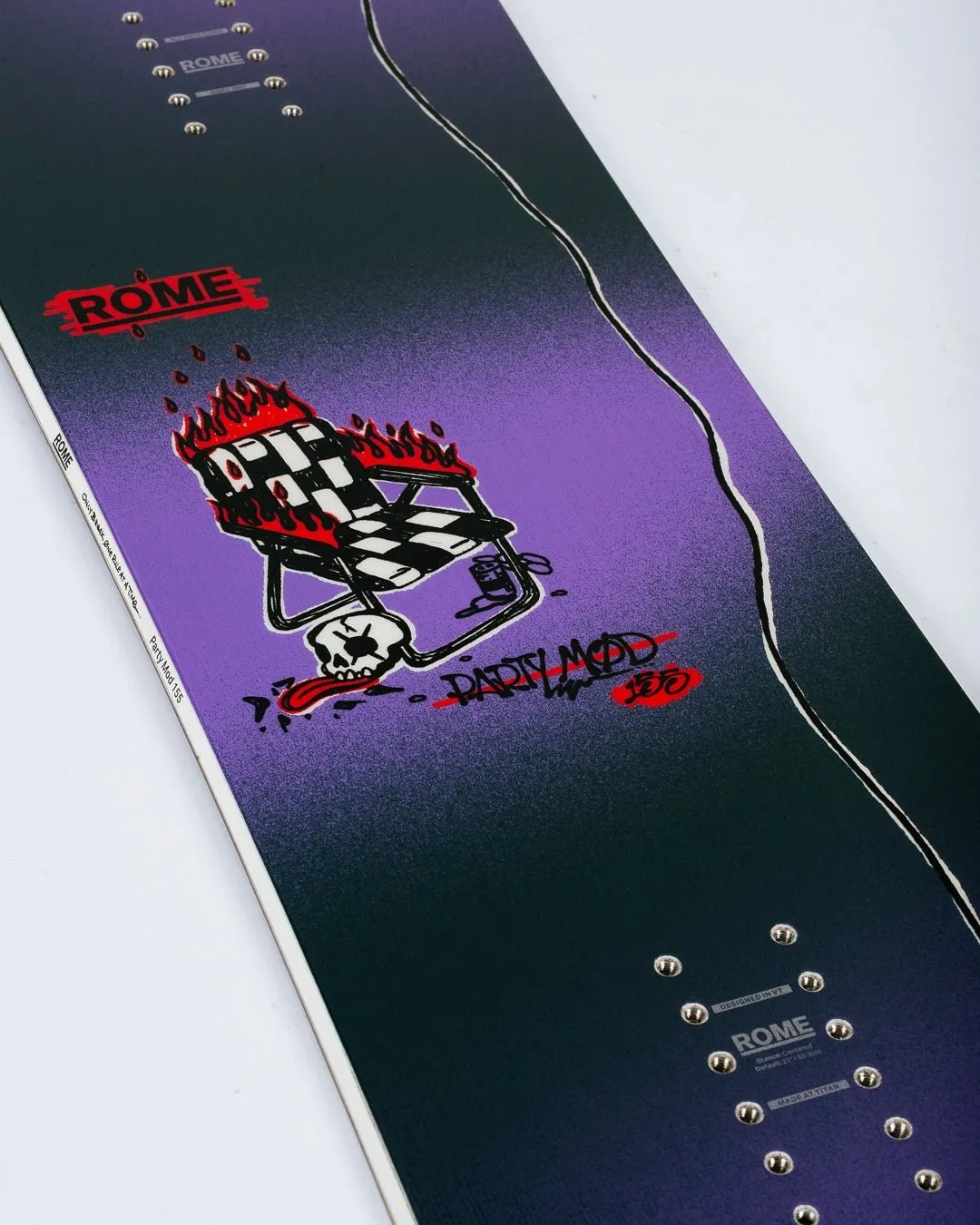 Rome SDS Party Mod snowboard twin contact rocker