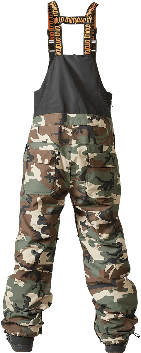 Thirtytwo Basement Bib salopette snowboard noir camo 15K
