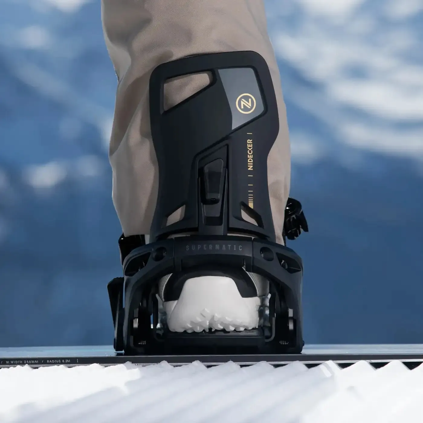 Niedecker OG Supermatic fixation snowboard step-in automatique