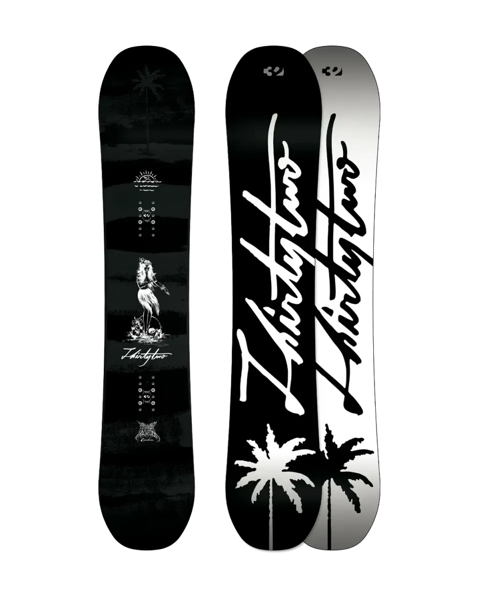 Thirtytwo Permanent Vacation Carbon snowboard twin rigide