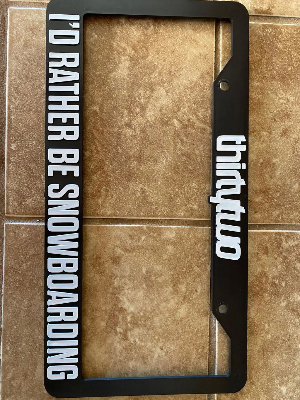 ThirtyTwo License Plate Frame cadre plaque auto
