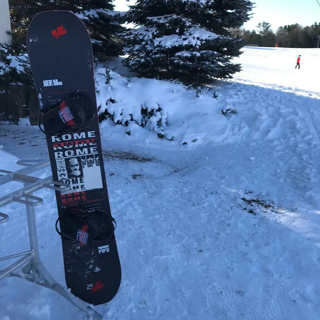 Rome SDS 390 Boss FW Pro fixations snowboard park