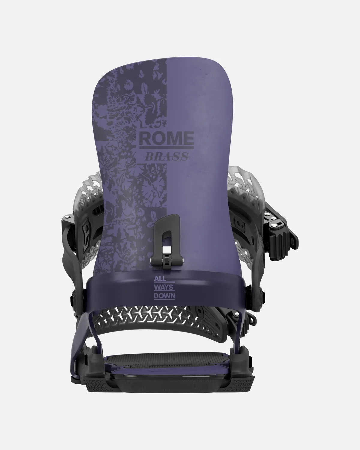 Rome SDS Brass AW fixations snowboard femme AsymWrap