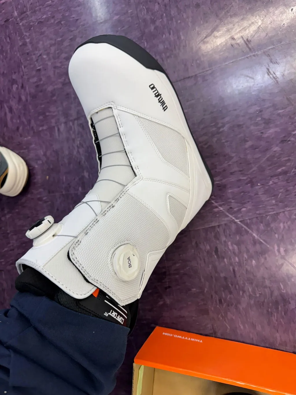 Thirtytwo STW Double BOA X Bombhole boots gris flex 5/10