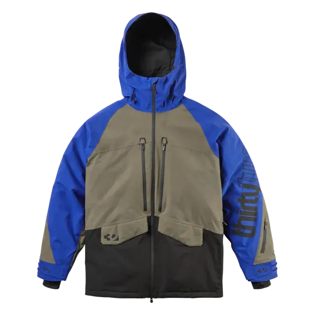 Thirtytwo Lashed veste snowboard isolée bleue 15K