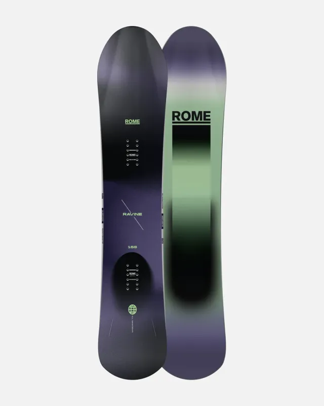 Rome SDS Ravine snowboard femme nose 3D