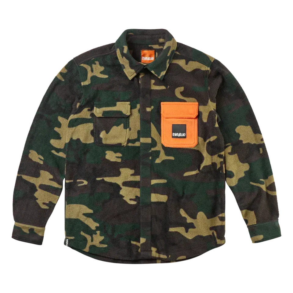 ThirtyTwo Rest Stop Shirt surchemise polaire signature