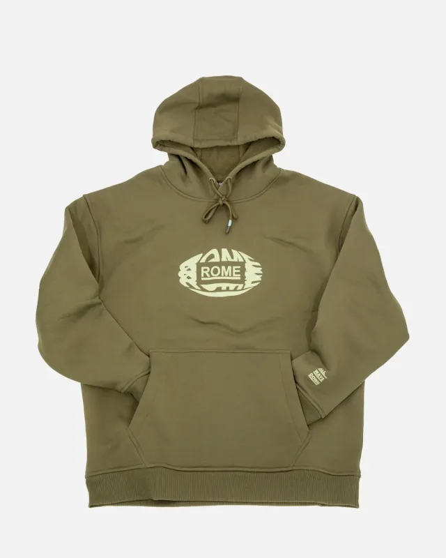 Rome SDS Basic sweat à capuche olive coton