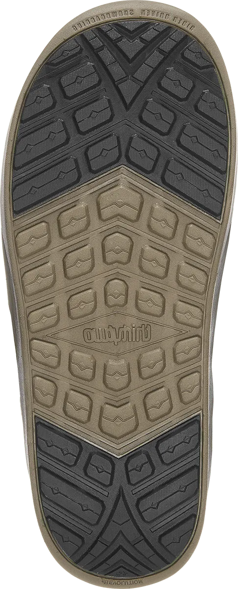 Thirtytwo Lashed X Volcom bottes de snowboard BLACK/GUM flex medium