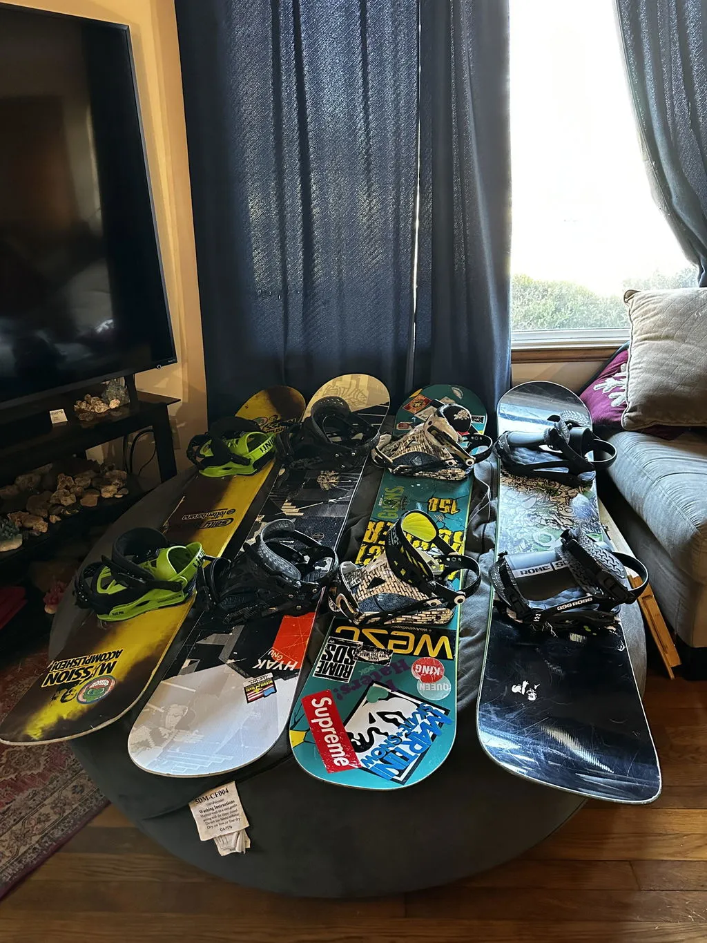 Rome SDS 390 Boss FW Pro fixations snowboard park