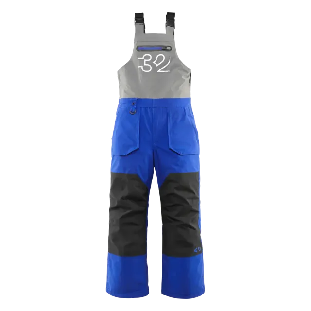 Thirtytwo Youth Basement Bib salopette snowboard enfant bleue