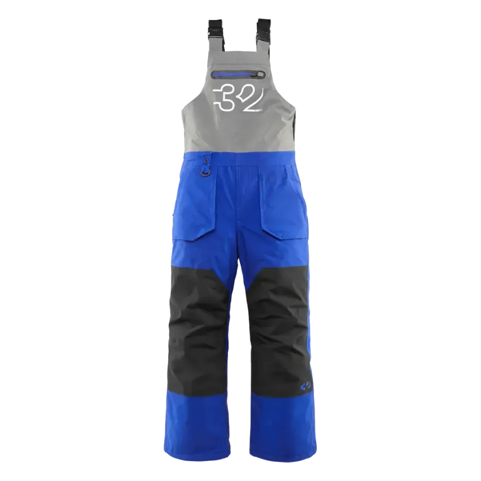 Thirtytwo Youth Basement Bib salopette snowboard enfant bleue
