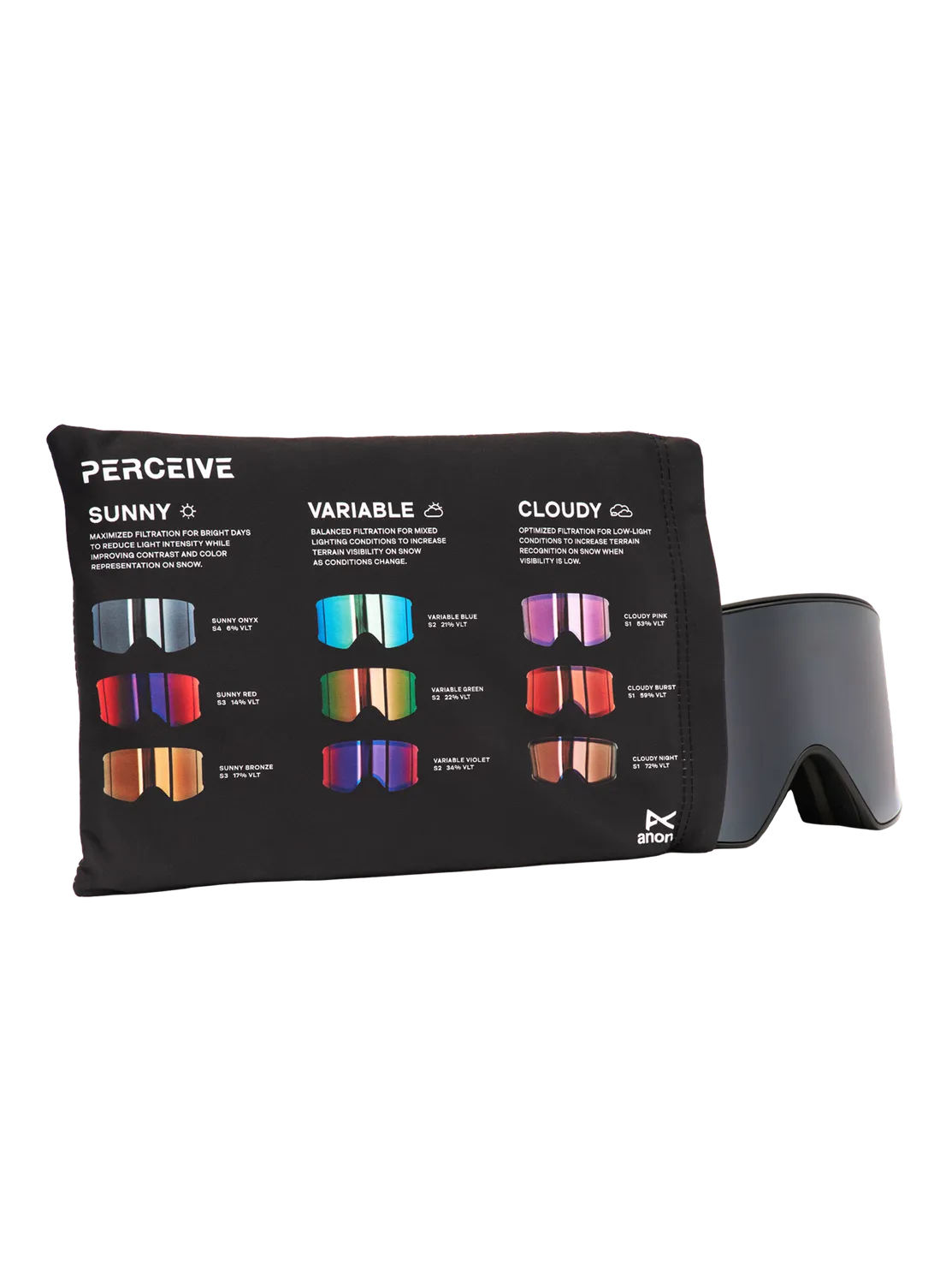 Anon Nesa S masque de ski Perceive + écran bonus