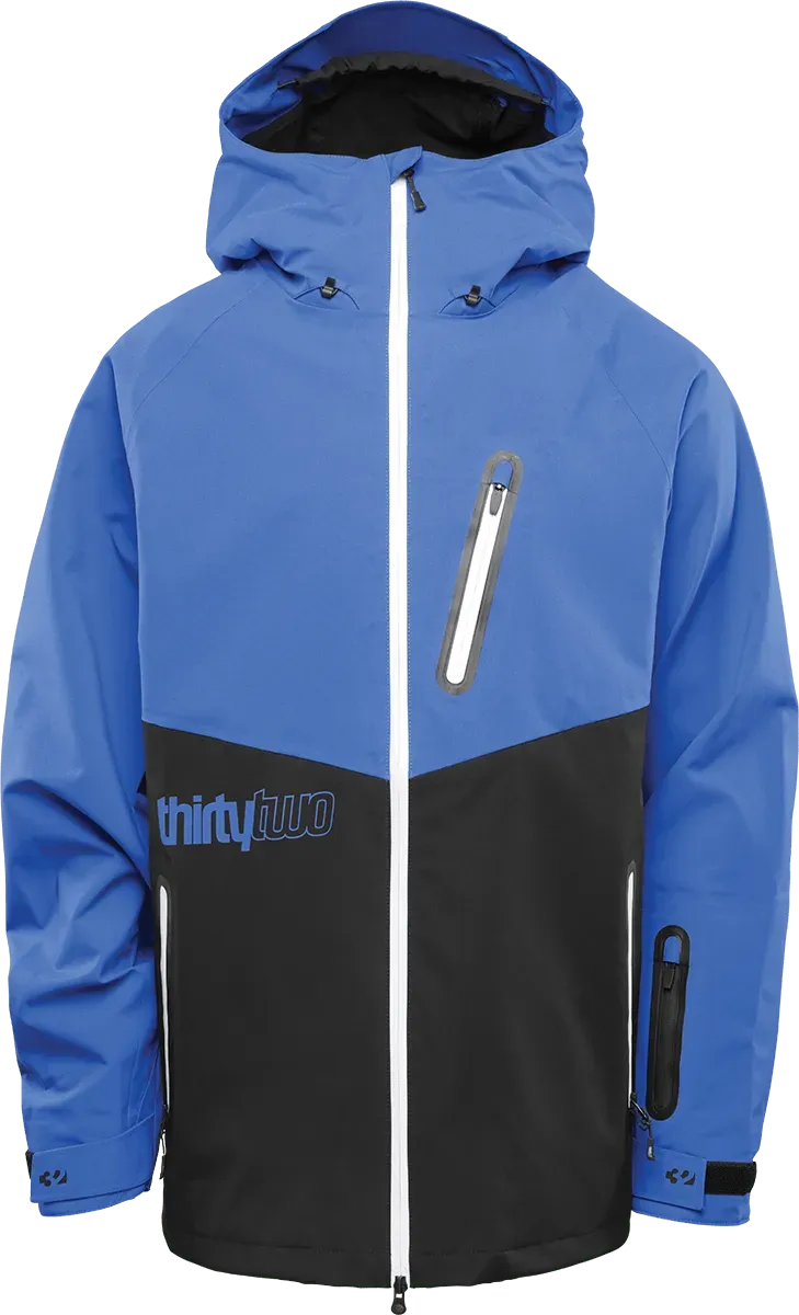 Thirtytwo Grasser veste snowboard noir/bleu 15K stretch