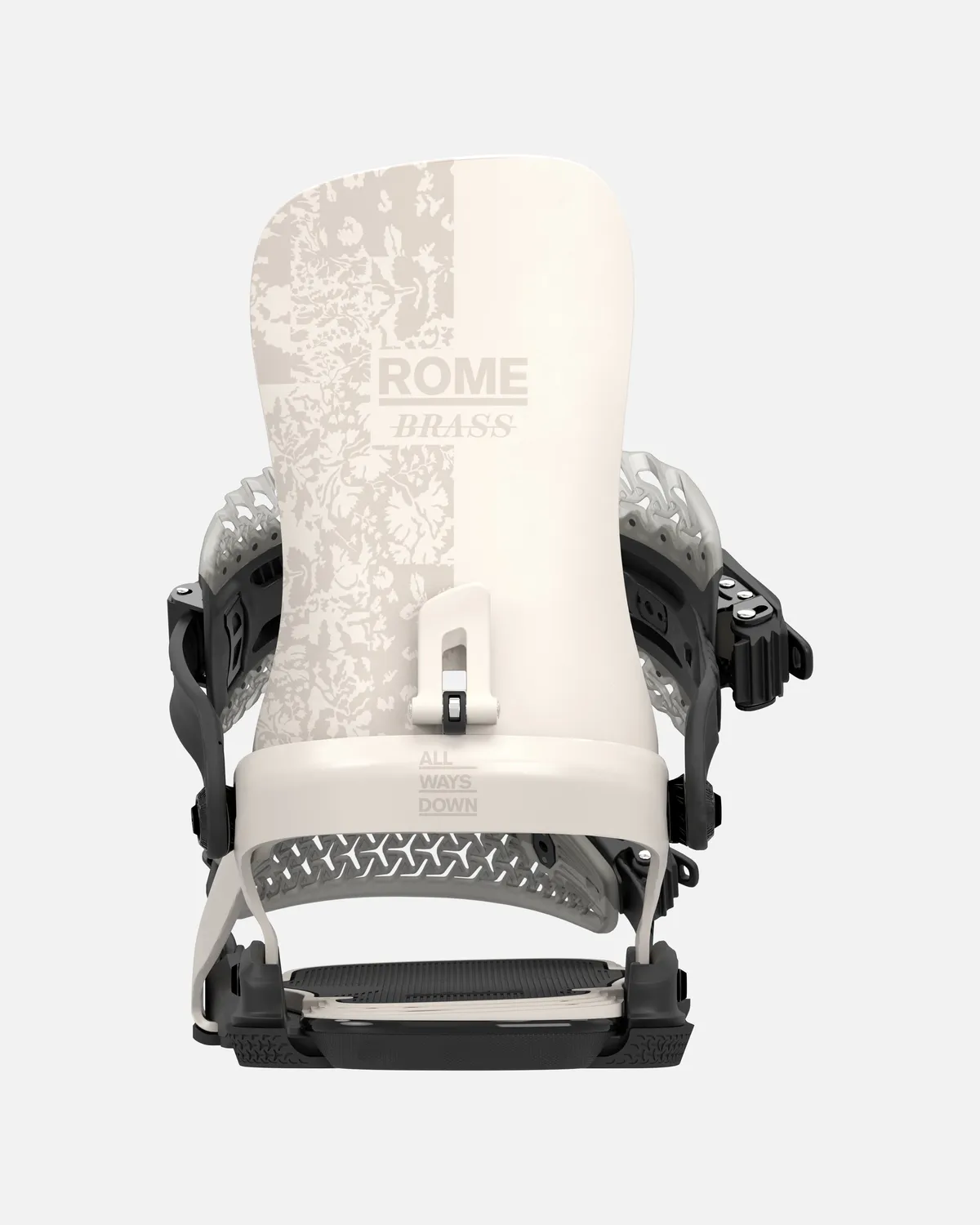 Rome SDS Brass AW fixations snowboard femme AsymWrap