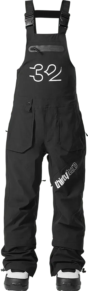 Thirtytwo Youth Basement Bib salopette snowboard noire