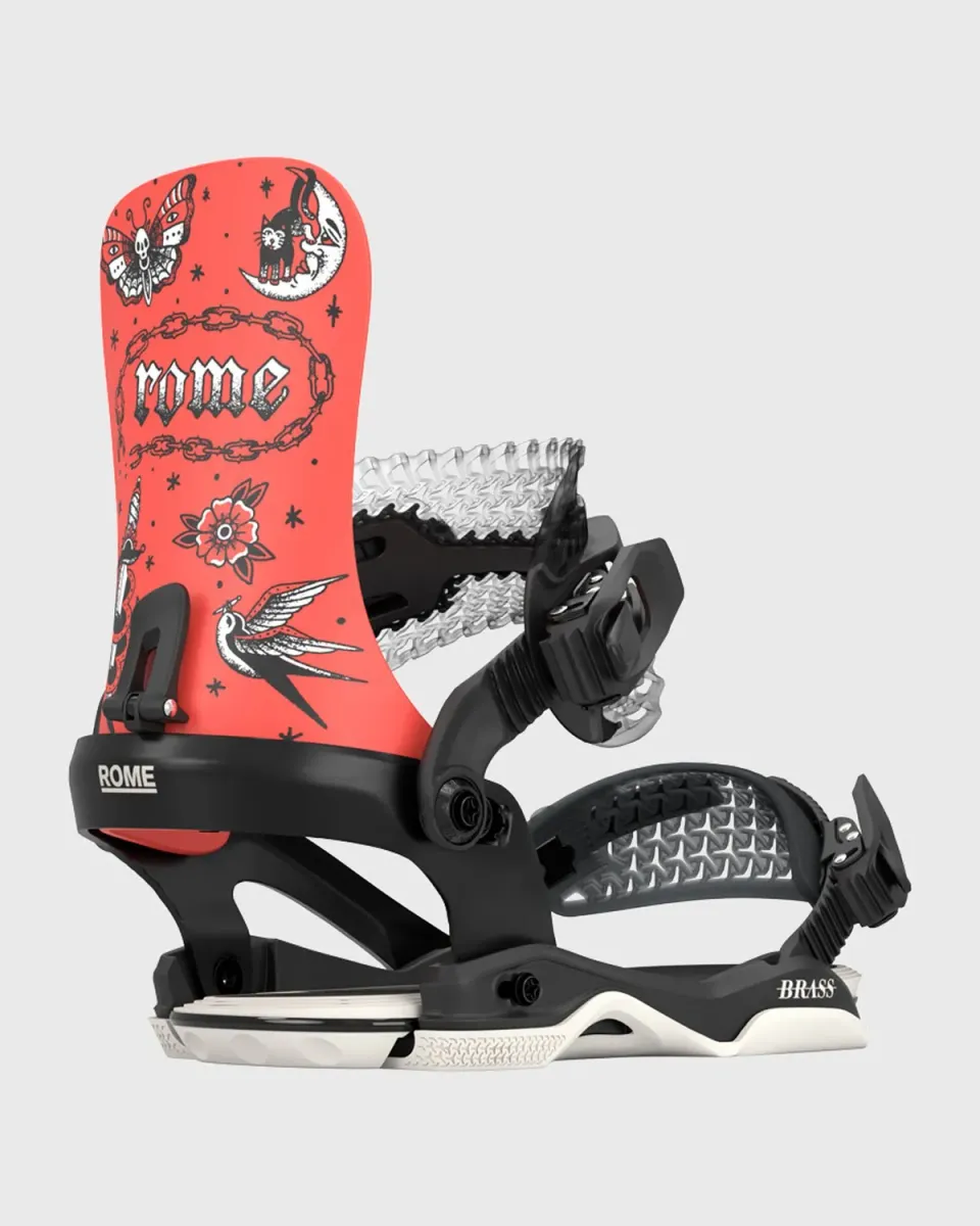 Rome SDS Brass AW fixations snowboard femme freestyle
