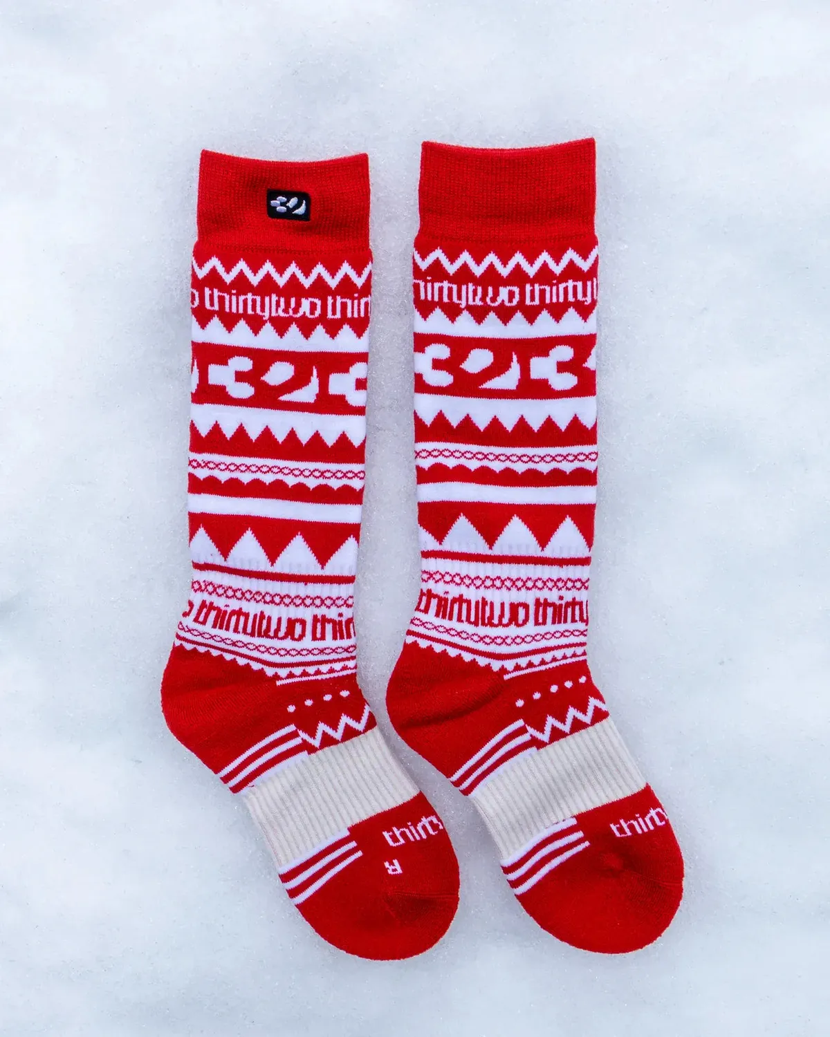 Thirtytwo W Merino chaussettes snow femme mérinos
