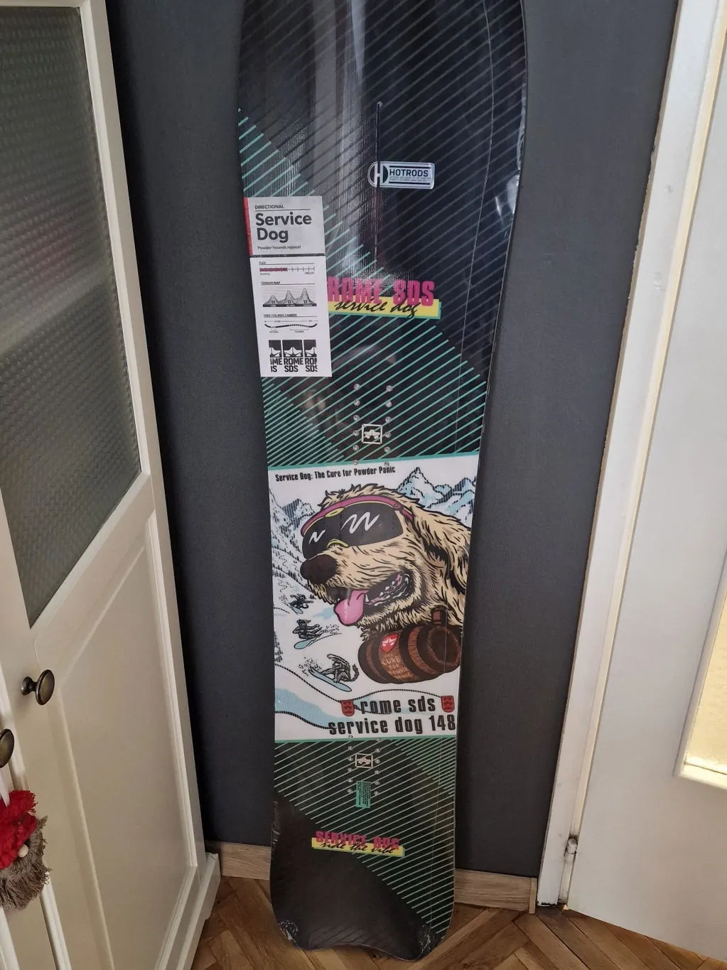 Rome SDS Service Dog snowboard homme