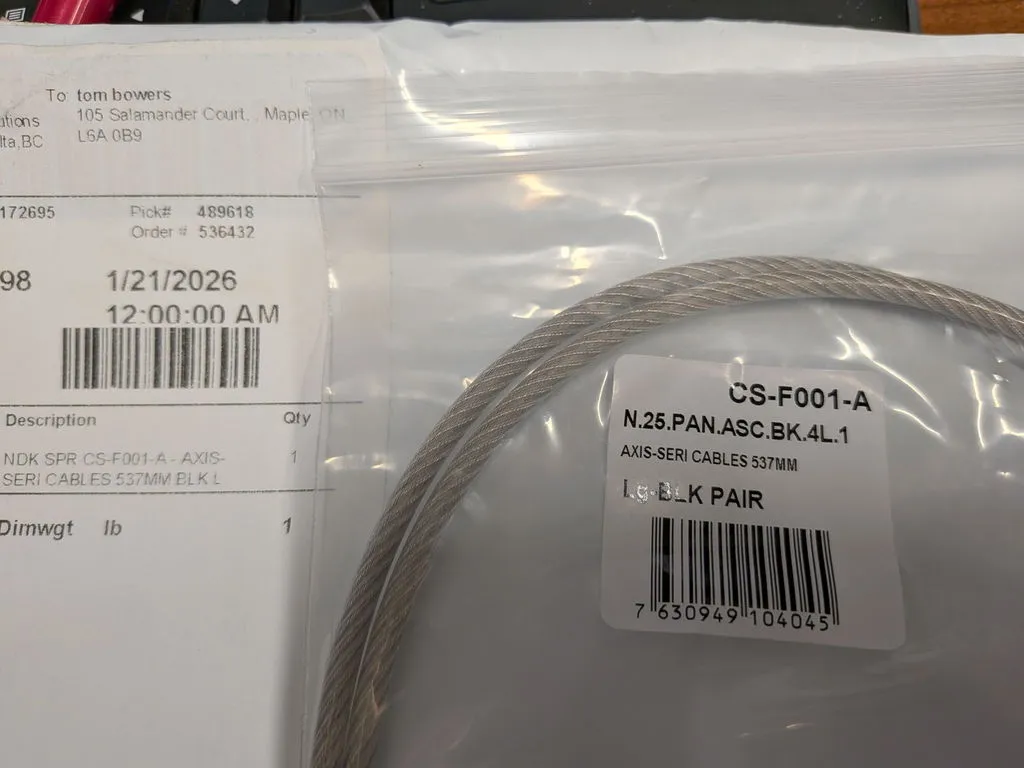 Niedecker CS-F001-A Nexus Fenix câble