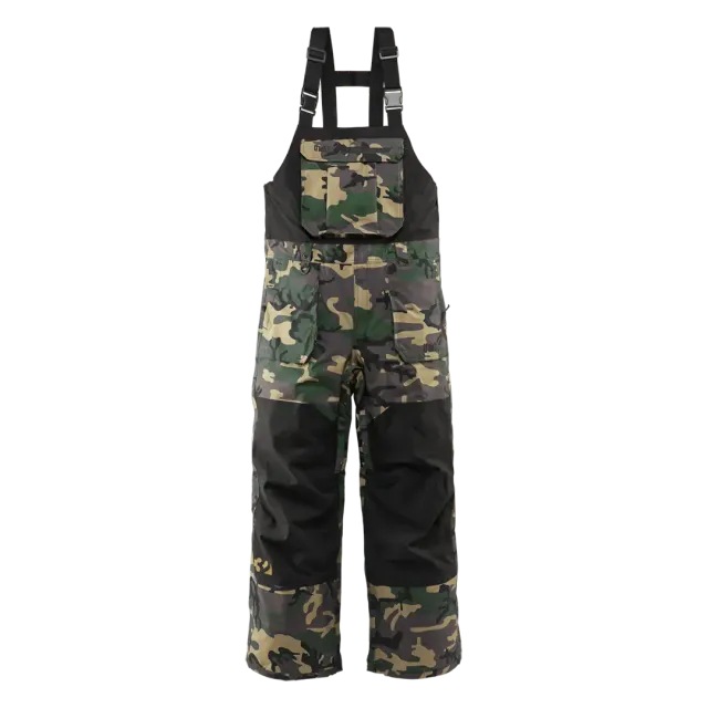 Thirtytwo Basement Bib salopette snowboard camo 15K