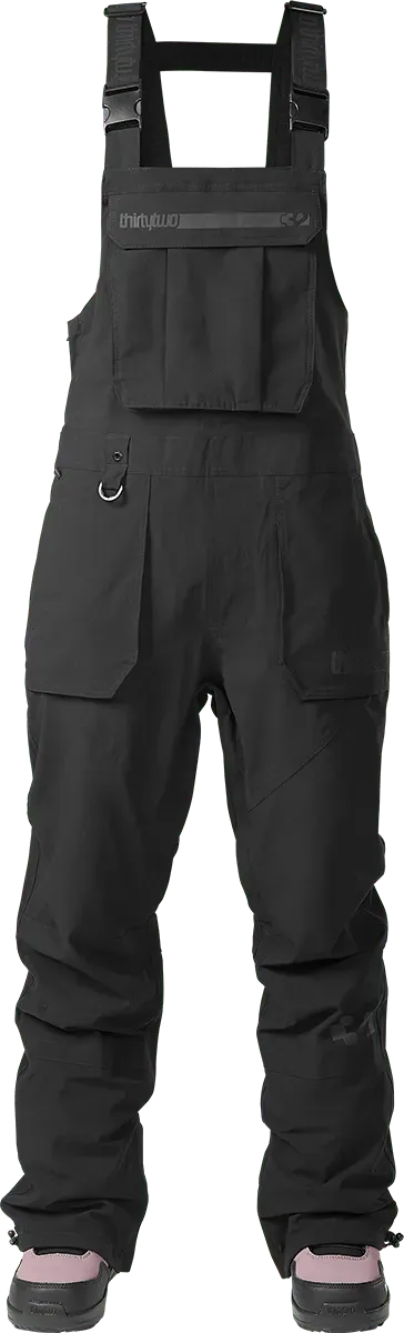 Thirtytwo Basement Bib salopette snowboard femme noir 15K