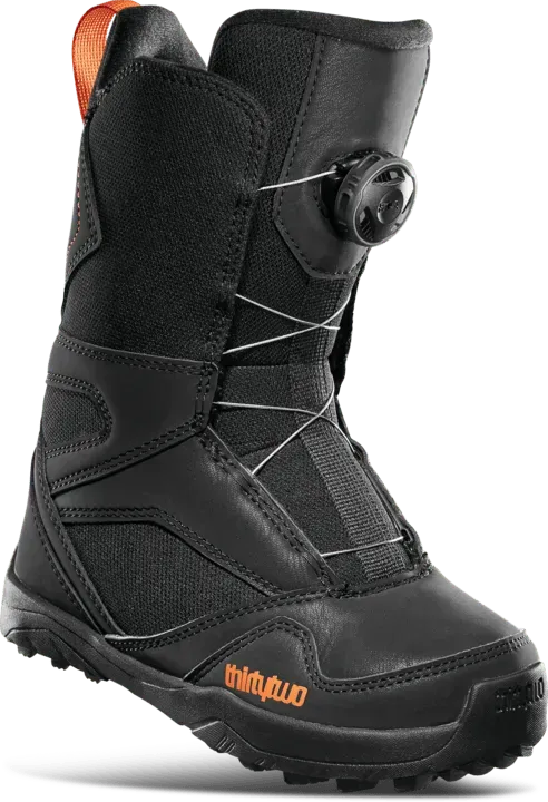 Thirtytwo Youth Boa Boots Snowboard Enfant Noir/Orange Souple