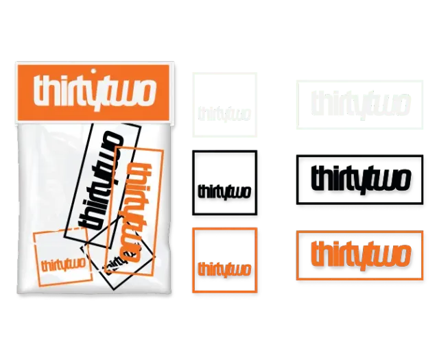 Thirtytwo Board sticker pack autocollants snowboard lot 6
