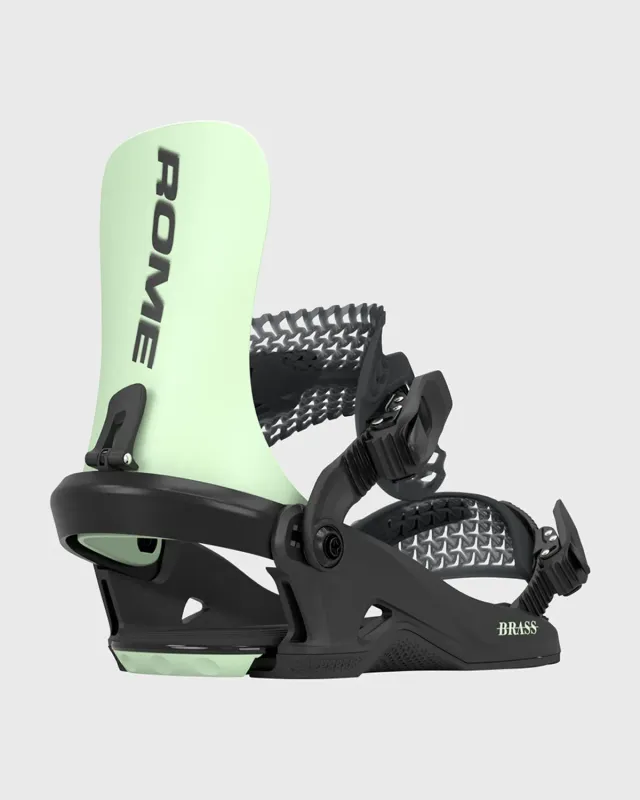 Rome SDS Brass HW fixations snowboard femme souple