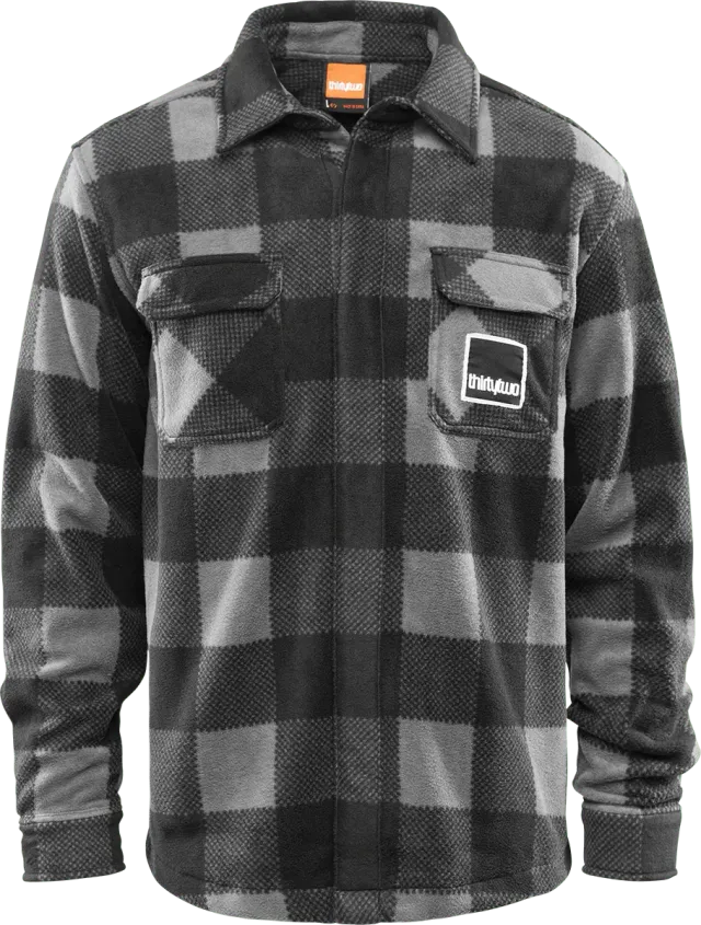 ThirtyTwo Rest Stop Shirt surchemise polaire lavée homme