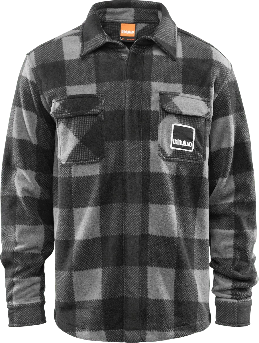 ThirtyTwo Rest Stop Shirt surchemise polaire lavée homme
