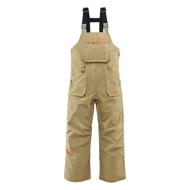 Thirtytwo Basement Bib salopette snowboard kaki 15K