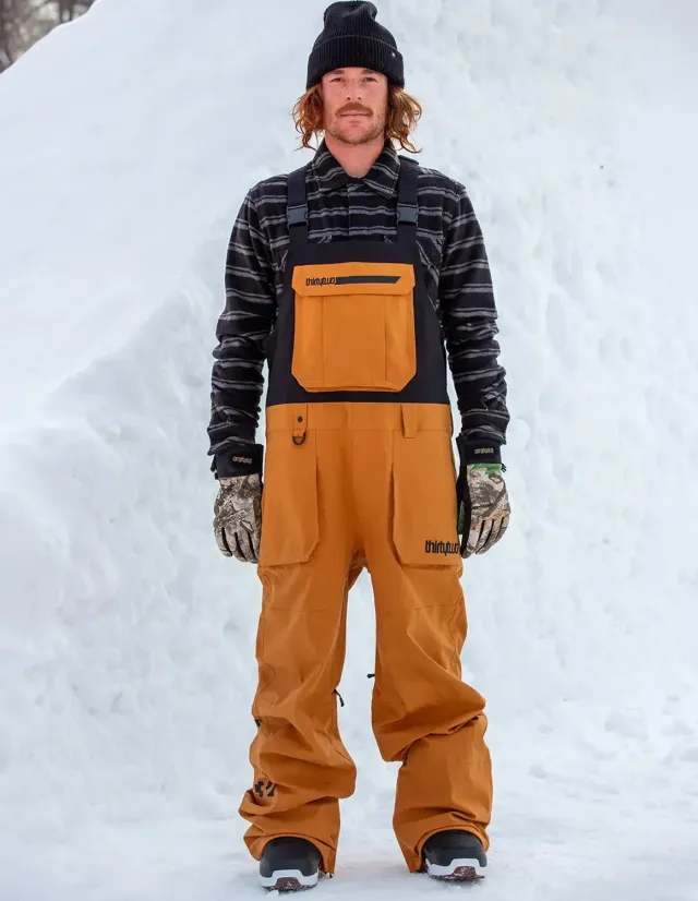 Thirtytwo Basement Bib salopette snowboard loose fit 15K